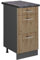 Vicco Küchenunterschrank R-Line, Artisan-Eiche/Anthrazit, 40 cm mit Schubladen, AP Anthrazit