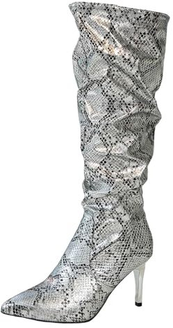 Stivaletti Bimba Stivaletti Donna Neri con Tacco Stivali Donna Alti Coscia Vernice Stivali da Donna Estivi Stivaletto Donna Estivo con Zeppa Interna Texani Bianchi Stivali Biker Donna