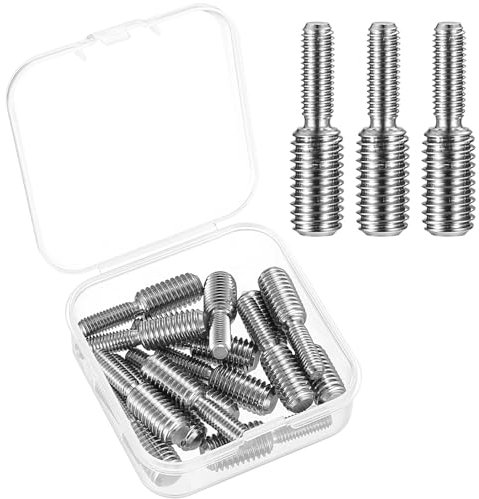 15 Pcs Vis de Réduction à Double Tête, Vis de Conversion en Acier Inoxydable, Boulons Filetés à Double Extrémité, M5x0,8 à M8x1,25 Adaptateur de Filetage Vis de Réparation(M5x0,8 à M8x1,25)