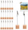 JOYIAL Fotohalter Holz mit Klammern, Postkartenhalter, 20 Stück Fotohalter, Memo Clip Halter Ständer, Fotohalter mit Klammern, Holz Fotoständer für Hausdekoration, Büro, Party (10.5cm * 2.5cm)