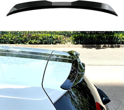 WYXFCBF Auto Heckspoiler für Volvo V70 II 2000 2001 2002 2003 2004 2005 2006 2007, Kofferraumspoiler Flügel Dachspoilerflügel Lippe, Auto Tuning Styling Zubehör,Bright Black