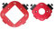 Moo di Router Jig Radius 2 Pcs Set, 4 in 1, 10 25R e 30 50R in Lega di Alluminio Arrotondati Arrotondati Mozzera per la Lavorazione del Legno