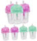 Didiseaon 7pcs Refillable Lip Gloss Containers Kit Lip Balm Bottles for Diy Makeup Wands for Travel Safe Material Random Color