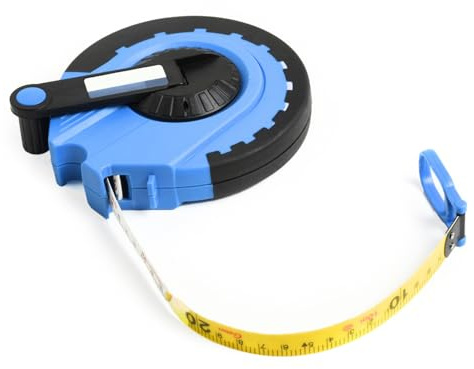 Fiberglass Tape Measure 10m/20m/30m/50m Durable Reel Surveyors Double sided (10 Metres)