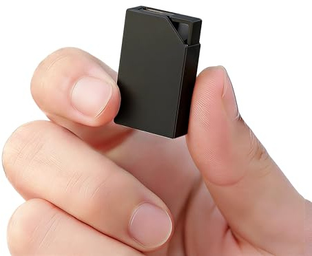 64GB Voice Recorder, Small Voice Activated Recorder,Rechargeable USB and Voice Activation Functions, Voice Recording and Activation, Stereo HD Recording Voice Recorde for Lessons, Meetings, Interviews