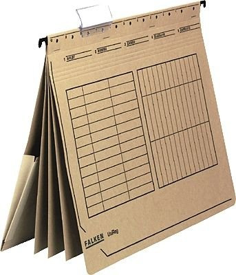 Falken 80002363 Hängehefter Manila Karton für DIN A4 Formate VE20, 230 g/m², chamois