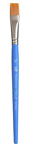Princeton Art & Brush Select Synthetic Brush-Flat Wash 1/2-inch Width