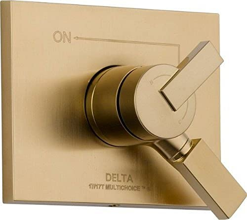 Delta Faucet Vero 17 Series Dual-Function Shower Handle Valve Trim Kit, Champagne Bronze T17053-CZ (Valve Not Included)