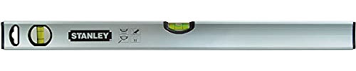 Stanley Wasserwaage Klassik (120 cm Länge, magnetisch, schlagfeste Blocklibelle, große Seitenlibelle) STHT1-43114