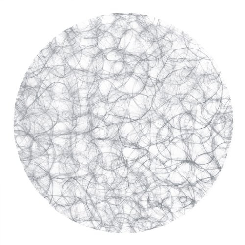 Sizoweb Formen - Platzsets - Tischsets - Dekounterlagen - 12 Stück - 64K (Sizoweb Kreis, Silber)