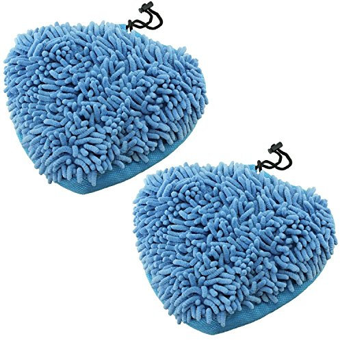 Ex-Pro® 2 Pack Replacement Steam Mop Floor Coral Microfibre Cleaning Pads Cover Compatible with Vax S2, S2S, S2ST, S3S, S3S+, S7
