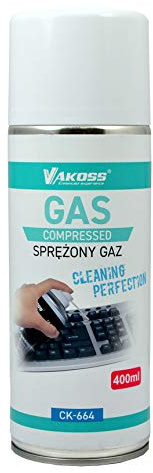 Vakoss CK-614 Reinigung Druckluft 400ml Druckluftspray Druckluftreiniger Air Duster (6)