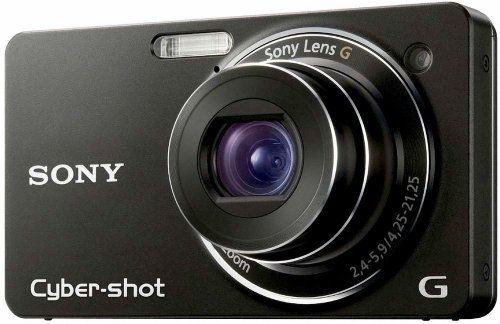 Sony DSC-WX1 Digitalkamera (10 Megapixel, 5-fach opt. Zoom, 6,9 cm (2,7 Zoll) Display, 24mm Weitwinkel, Dämmerungsmodus) schwarz