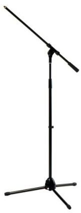 Pied pour micro avec bras pivotant Noir