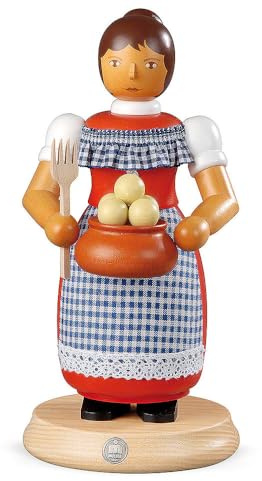 Müller Räuchermann Kloßfrau 24cm Erzgebirge
