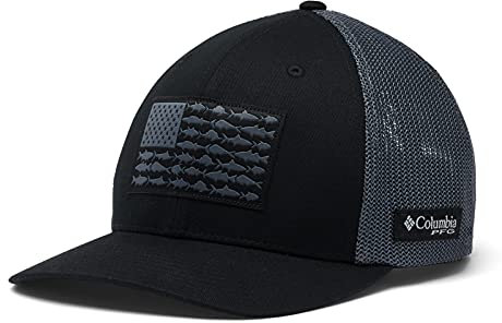 Columbia Unisex Mütze, PFG Fish Flag Mesh Ball Cap