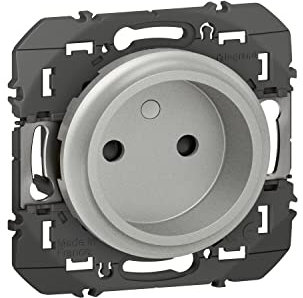 Legrand - Prise de courant 2P à puits dooxie 16A finition alu