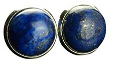 Ohrstecker Lapislazuli blau Edelstein Ohrringe silbern golden bronze Stecker Juvelato