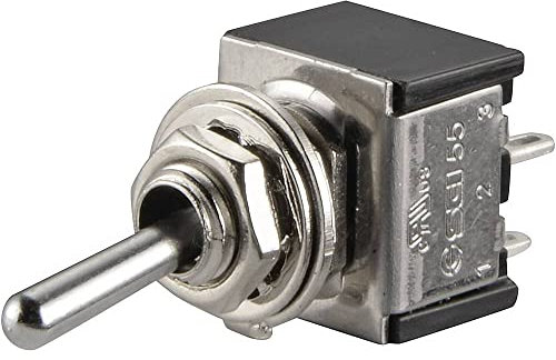 TRU COMPONENTS 1587646 TC-TA201A1 Kippschalter 250 V/AC 3 A 2 x Aus/EIN rastend 1 St.