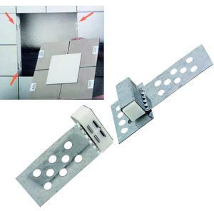 Fliesenmagnete - 4 Magnete + 4 Halterungen