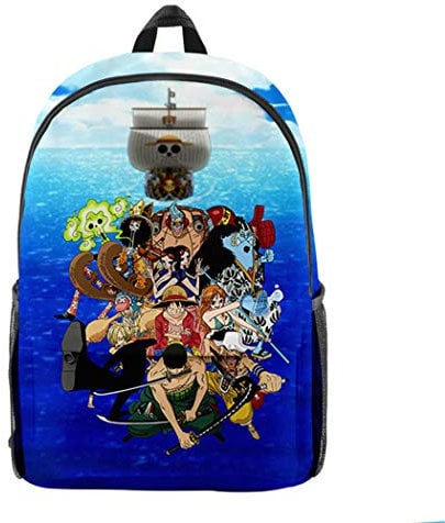 WANHONGYUE One Piece Anime 3D Printing Rucksack Backpack School Bag Shoulder Bag for Kids Picture / 14