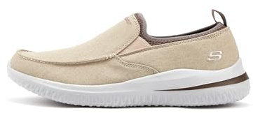 Skechers Men's Delson 3.0-Chadwick Moc Toe Canvas Slip On, TPE, 9 UK