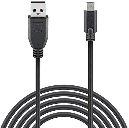 Wicked Chili Ladekabel 3m (1 Stück) USB-C Verlängerung, Schnellladekabel kompatibel mit Playstation 5 Dual Sense, Controller, Switch Pro, Xbox Series X, Play & Charge Controllerkabel (300cm)