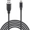 Wicked Chili PS5 Cable de Carga 3 m (1 Pieza) extensión USB-C | Cable de Carga rápida para Playstation 5 Dualsense, Switch Pro, Xbox Series X Controller (300 cm, protección contra torceduras)