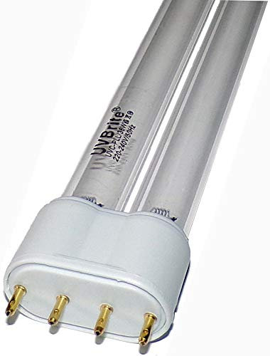 UVBrite® 18W PLL 2G11 UV-C Bulb Lamp for Pond Filter UVC High Performance Quartz Algae Blanket Weed Control