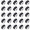 Create idea 50 Stück Auto-Seitentür-Zierleisten-Clips mit schwarzen Gummi-Unterlegscheiben W714231S300 1571079 für 8 mm Loch