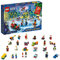 LEGO City Adventskalender 60303 Bausatz; inklusive City Spielmatte; Bestes Weihnachtsspielzeug für Kinder; Neu 2021 (349 Teile)