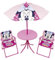 ARDITEX Set de Mesa Infantil, 2 Sillas y Sombrilla Minnie Mouse, Rosa