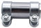 1 PC SHLPDFM Stainless Steel Pipe Connector Universal Exhaust System Clamps 50 x 125 mm Fits for vw Audi seat mb Skoda Ford Double Clamps