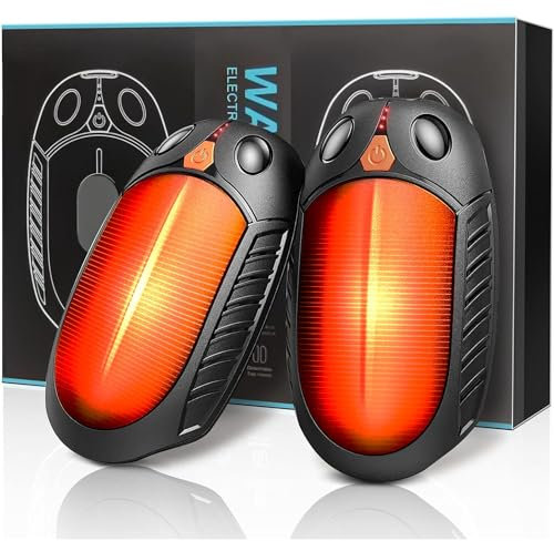 Tophie Hand Warmers Rechargeable 2 pack 4000mAh Electric Portable Hot Hand Warmer Long Lasting Reusable Hand Heater for Hiking Camping Hunting Warm Gifts