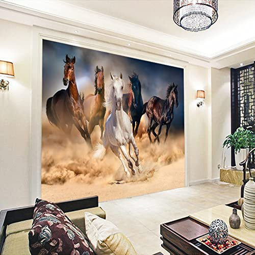 CILODO Papier Peint Panoramique 3D Colorés et animaux 3D Papier Peint pour Salon Chambre Restaurant Enfant Décoration Murale 350cm×250cm(LxH)