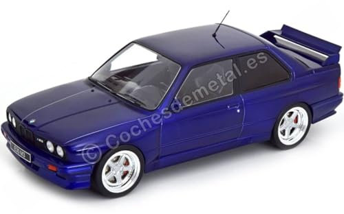 ixo models kompatibel mit BMW M3 E30 1989 dunkelblau metallic Modellauto 1:18