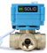 U.S. Solid 3-Wege Messingmotor-Kugelhahn - Hochbelastbarer vielseitiger L-Typ-Wasserabsperrhahn - 3-Wege-Ventil mit manueller Funktion, Standardport(1/2, 9-24V AC/DC)
