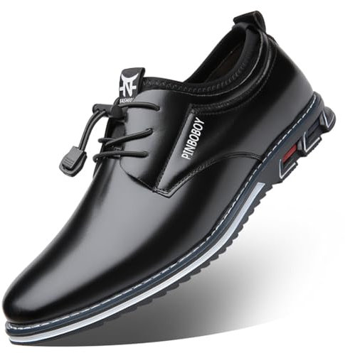 UIKGITP Klassische Sportschuhe Herren Anzug Oxford Derby Schnürsenkel Hochzeit Arbeit Party Kleidung Loafers