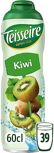 Teisseire Sirop de Kiwi pour Cocktail, Boisson rafraîchissante, Bidon Recyclable 60cl