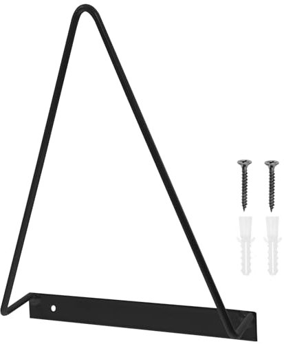 MAGICLULU Record Storage Rack Wall Record Holder for Albums Vinyl Record Holder Vinyl Record Vinyl Record Storage Shelf Tabletop Bookshelf Vinyl Holder Wall Storage Box Metal Wrought Iron