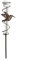Hummingbird Pluviomètre en verre flottant pour jardin paysages extérieurs