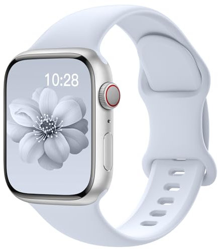 Yoohoo Correas de Silicona Compatible con Correa Apple Watch 44mm 45mm 46mm 49mm 42mm(Series 3 2 1) para Mujer Hombre, Sport Correa Compatible con iWatch Series Se Ultra 10 9 8 7 6 5 4 3 2 1