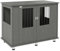 PawHut Dog Crate Kennel Cage for Medium Large Dog, Indoor End Table, Grey