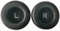 INF Ohrpolster für AKG K550 /K551 /K240S /A500 /A900 Protein Leather schwarz 1 Paar