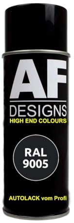 RAL9005 TIEFSCHWARZ Spraydose matt Lackspray Sprühdose DIY Autolack