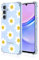 SEAHAI Hülle für Samsung Galaxy A35 5G, Bunte Schön Blumen Ultra Dünn Transparent Handyhülle Weich Silikon TPU Bumper Stoßfest Case Schutzhülle - Smiley-Blume