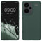 kwmobile Funda para Xiaomi Redmi Note 13 Pro+ 5G / Redmi Note 13 Pro Plus 5G Carcasa - Ultrafina de TPU y Silicona con Bordes elevados anticaídas - Verde Musgo