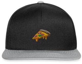 Spreadshirt EIN Stück Pizza Stickerei Snapback Cap