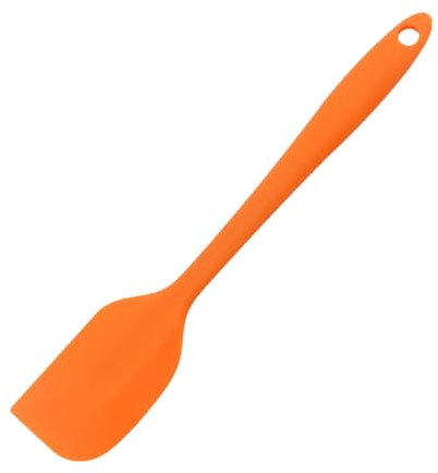 Mitoydoe Spatule de cuisine en silicone résistant à la chaleur pour la cuisson, le grattage, le mélange, coloré, résistant à la chaleur, antiadhésif, sans BPA, orange