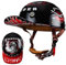 NIKSHI Halbhelme Motorradhelm, Halbschalenhelm Mit ECE Genehmigt Brain-Cap Halbschale Roller-Helm Scooter-Helm Chopper Helm Jet-Helm Moped Helm Retro FüR Erwachsene Herren Damen,#5-L =（59〜60CM）